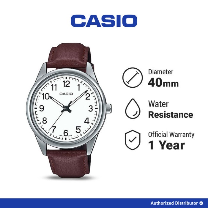 [READY INSTANT] Casio Jam Tangan Pria MTP-V005L-7B4UDF Analog Original