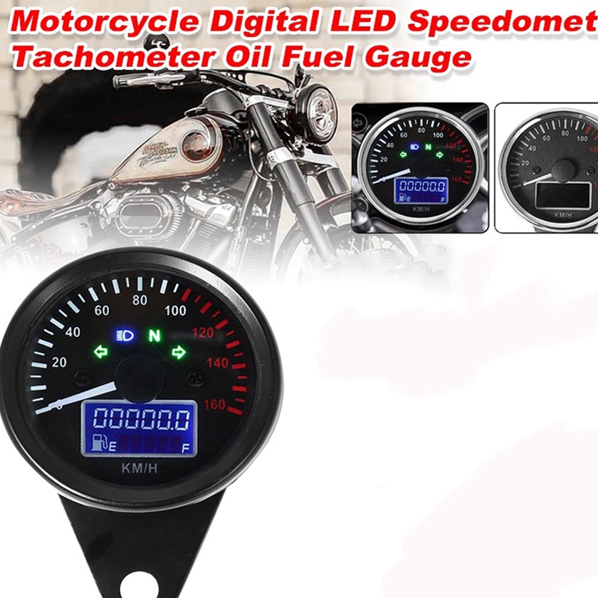 (V81❦] Speedometer Kilometer Universal Digital CB Tiger Rxking Megapro Vixion Motor Model Bulat Hita