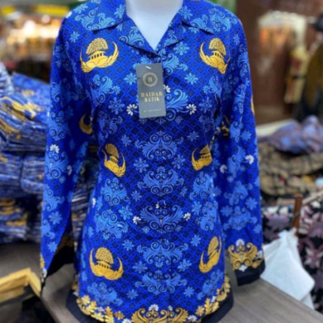 [L50♪> Baju Korpri Terbaru 2022 Pria Wanita Full Furing & Non Furing Ukuran S M L XL XXL Bahan Katun