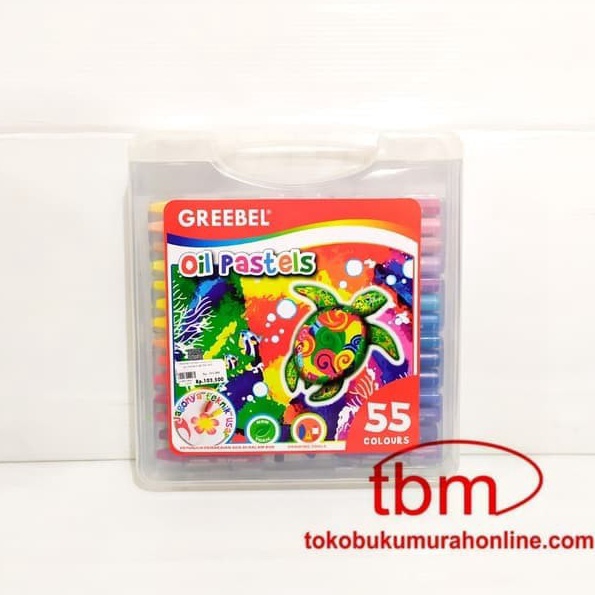 

(J43-☀> Oil Pastel atau Crayon Greebel Isi 55 Warna♡..!