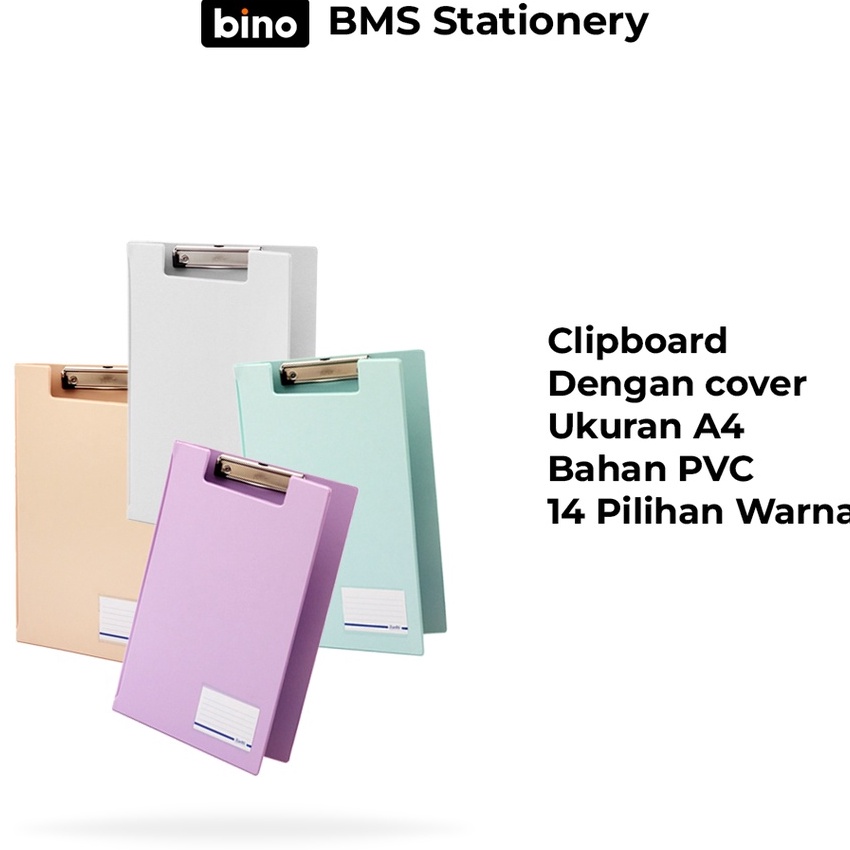 

(E34-☼] [BMS Tangerang] Papan Jalan Bantex Clipboard Dengan Cover / Penutup A4 #4240☆.!