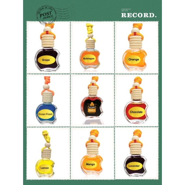 Farfum pengharum ruangan farfum mobil botol apple 10ml