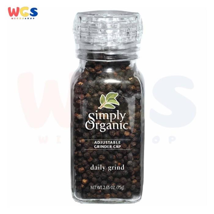 

Simply Organic Get Crackin Whole Black Peppercorn USDA 2.65oz 75g Best Seller