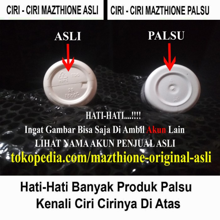MAZTHIONE MAZTHIONE ORIGINAL MAZTHIONE ASLI - ISI 60 KAPSUL