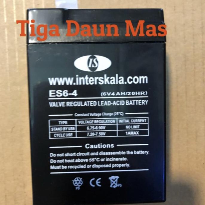 Batre / Battery 6v 4ah/ Aki Timbangan 6v4Ah