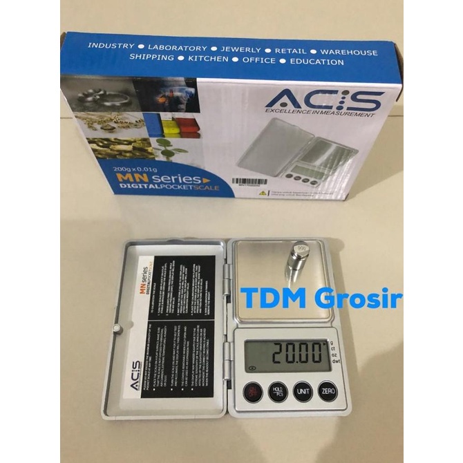 Timbangan Emas / Timbangan Pocket ACIS MN-200