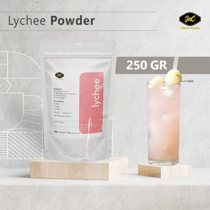 

JnC Lychee Powder 250g I Bubuk minuman Leci