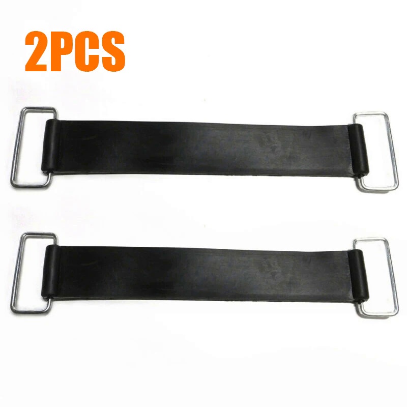 ❤2Pcs Durable Motorcycle Battery Rubber Band Strap Fixed Holder Elastic Bandage Belt Stretchable For