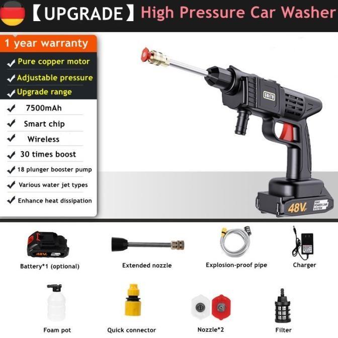 TERBARU Spesial Alat Cuci Motor Mobil Steam Portable Tekanan Tinggi Mesin Cuci Premium Original