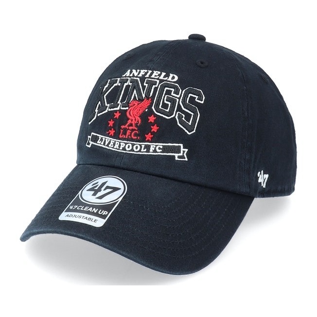 LFC ORIGINAL 47 BLACK CLEAN UP KINGS CAP, GIFT, HAT TOPI LIVERPOOL