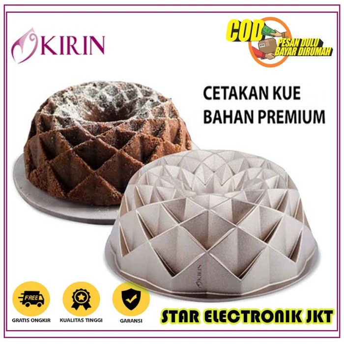 

✅Termurah Kirin Pandora Pan Cetakan Kue Bahan Premium Aluminium Casting Tebal Limited