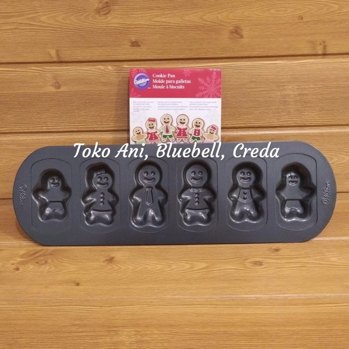 

✅Termurah Wilton Loyang Natal - Gingerbread Family Cookie Pan 6 Cav 8 X 5 Cm Diskon