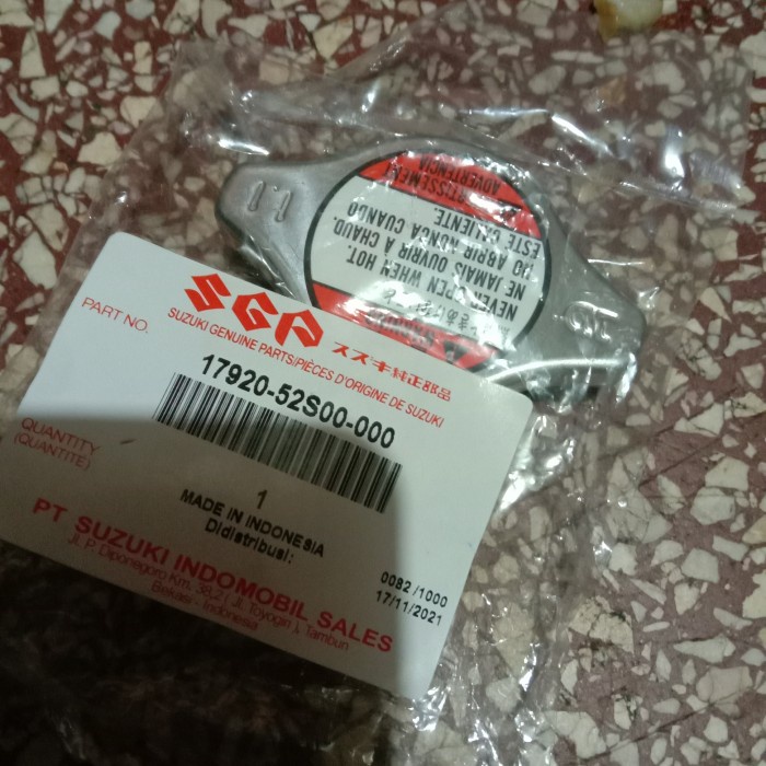Cod - Tutup Radiator Suzuki Carry 1.5/Carry 1.0 Original Sgp Kode 050