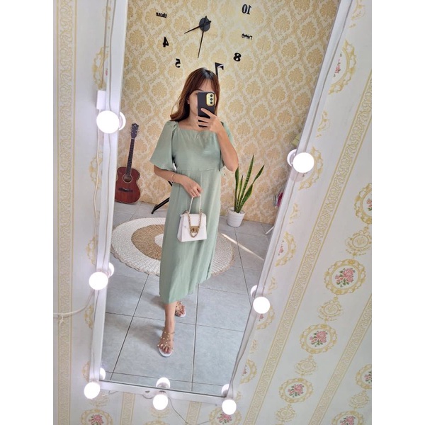 DRESS ANJANI cringkle premium -mysan.fashionshop