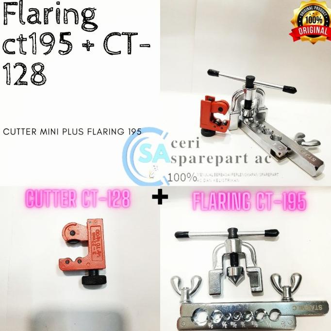 

PROMO cutter pipa ac mini ct128 dan flaring ct 195 pemekar pipa tembaga KODE AZ