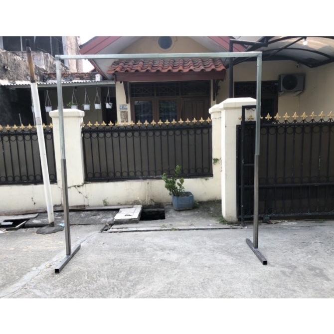 Tiang Backdrop / Tiang Dekorasi / Tiang Gawang Besi 4X4