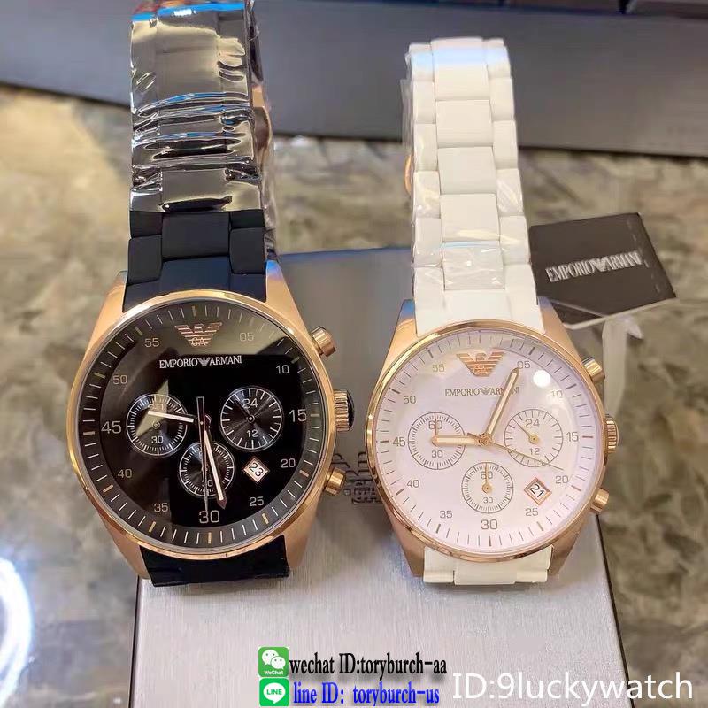 AR5905 AR5906 Armani neutral casual rubber quartz watch couple wristwatch full packaging
