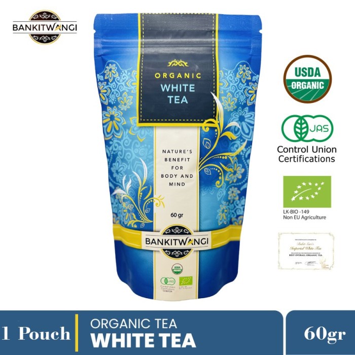 

Teh Organik White Tea Bankitwangi Organic White Tea Pouch 60gr