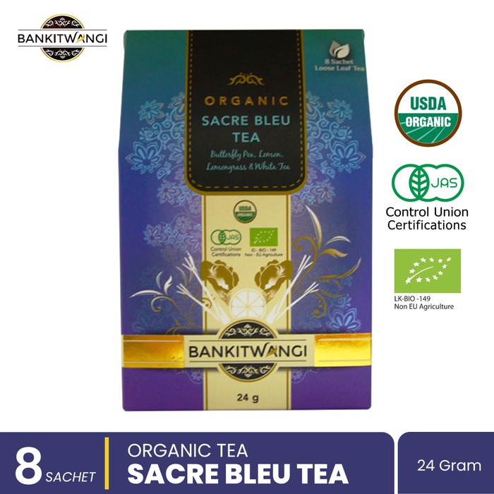 

Teh Organik Tea Blend Teh Campur (Bankitwangi Sacre Bleu Tea) 24 gr