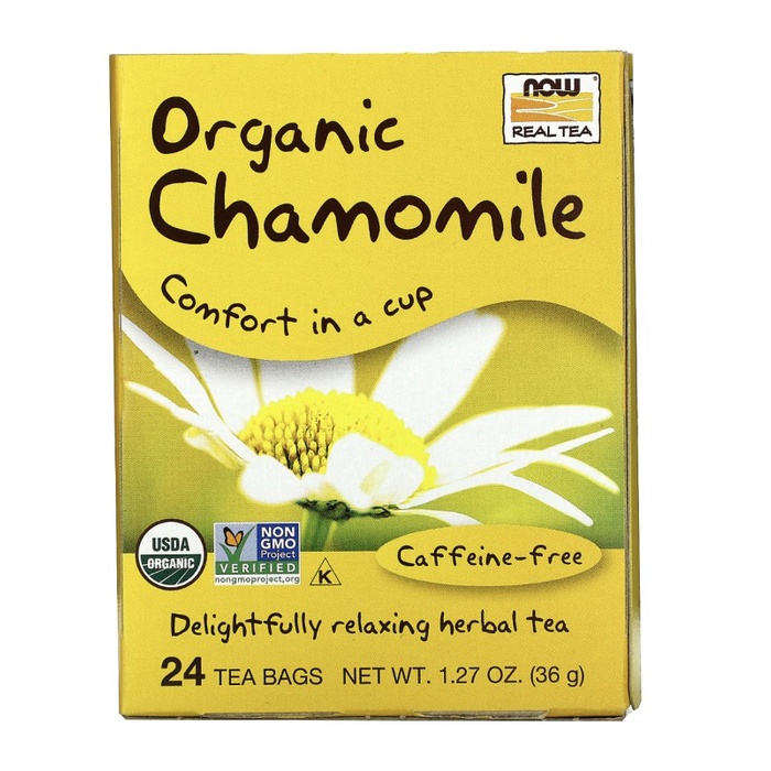 

Now Food Organic Chamomile Tea 24 Tea Bags