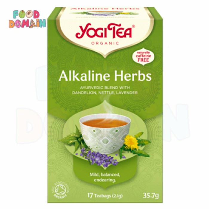 

Yogi Tea Organic Alkaline Herbs Dandelion Nettle Lavender 17TBag 35.7g