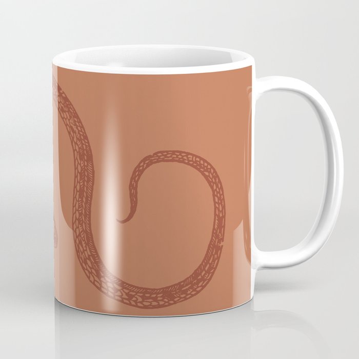 Ukiran Kayu Ular - Mug Kopi Jeruk