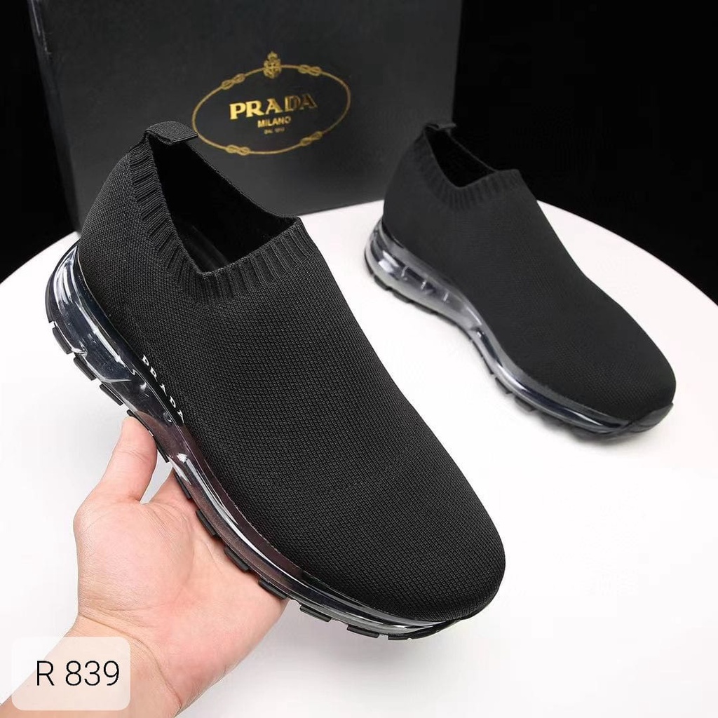 SEPATU SNEAKER TANPA TALI PRIA SEPATU KERJA KEREN POLOS BRANDED IMPORT MURAH sepatu hitam pria impor