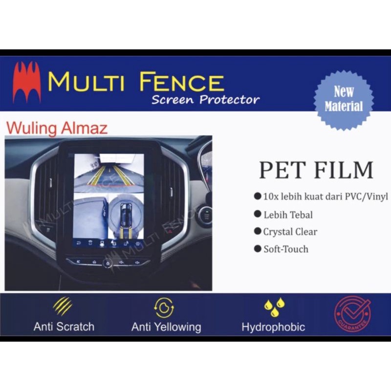 Anti gores head unit Wuling Almaz