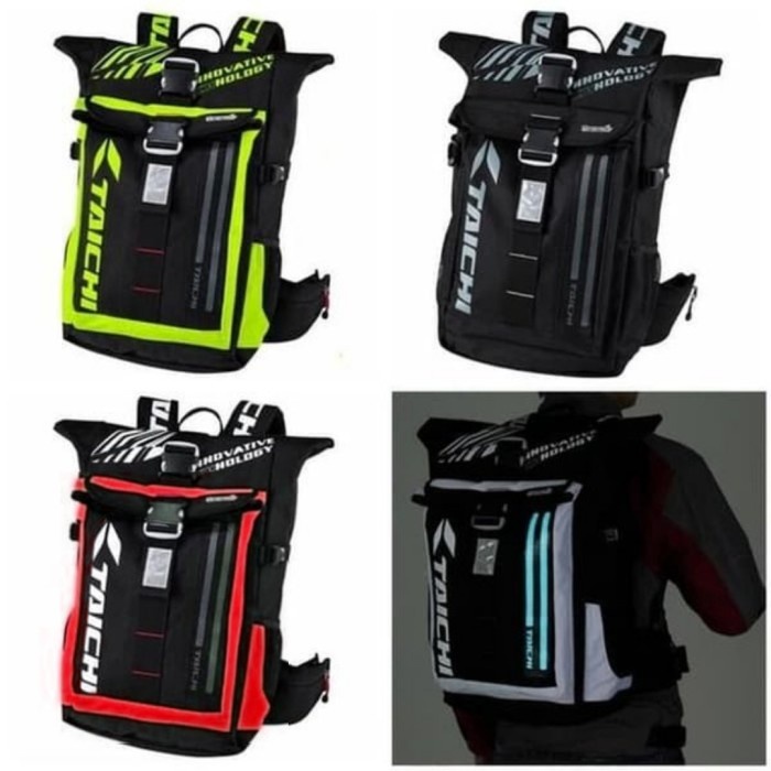 TAS TAICHE LED WATERPROOF BACKPACK TOURING RIDER BIKERS SUNMORI RANSEL