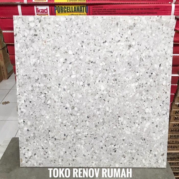 KERAMIK LANTAI 50X50 TERAZZO GLOSSY/ KERAMIK MOTIF TRASSO/ TERASSO