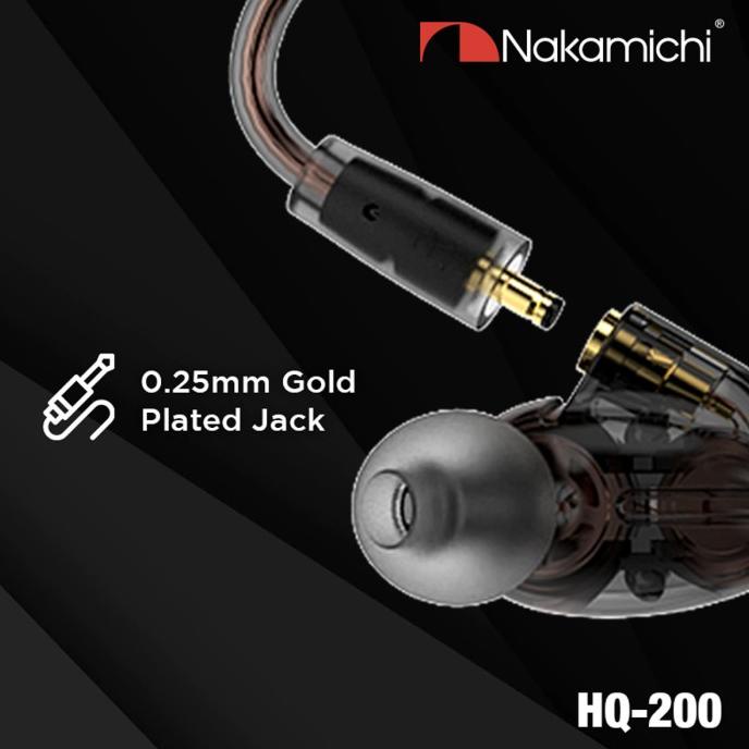 Nakamichi Hq 200 Dual Dynamic Driver In Ear Monitor Wired Earphone Iem
