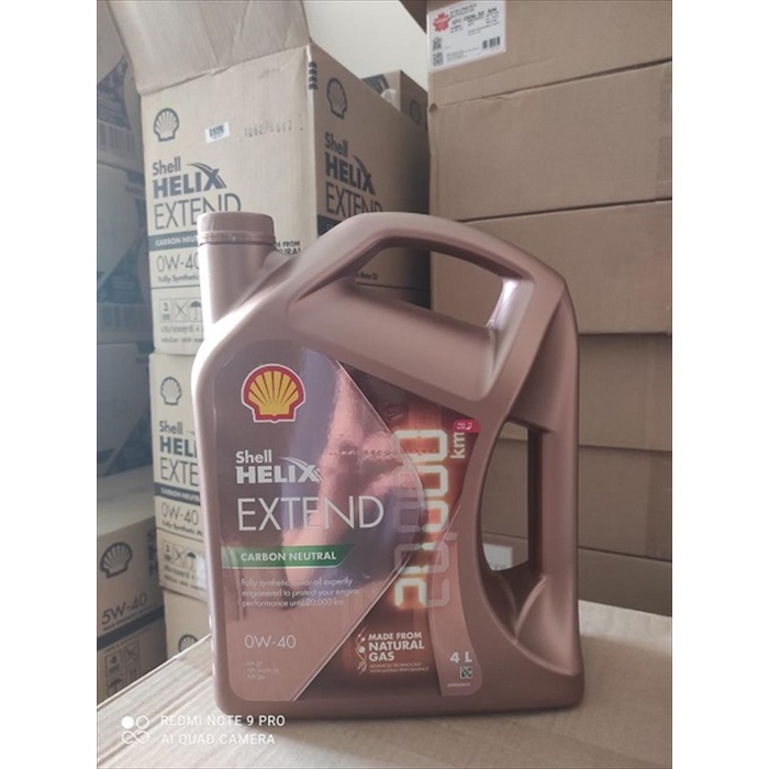 Oli Mesin Mobil Shell Helix Extend 0W-40 SP Carbon Neutral 4 Liter terbaik