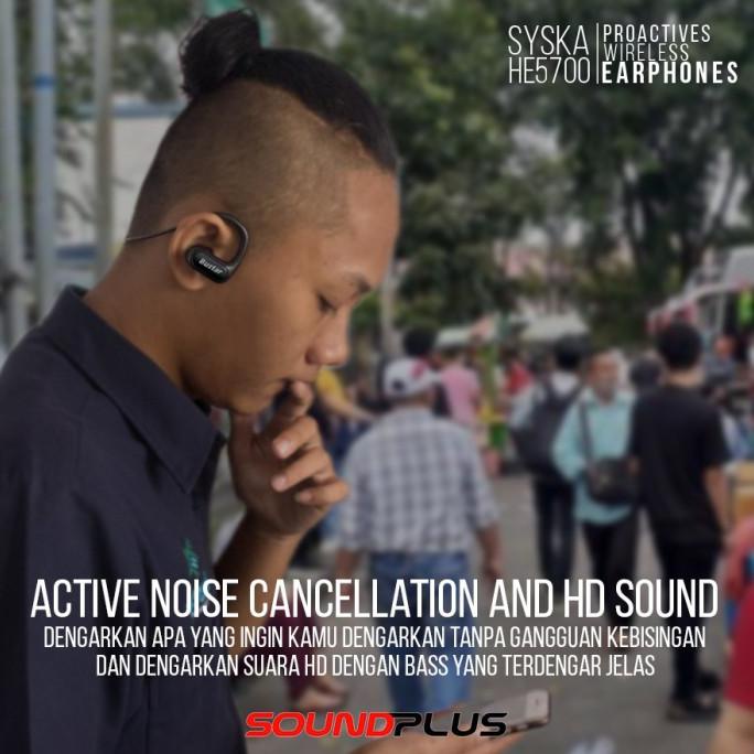 Soundplus - Syska He5700 / Earphone Bluetooth Murah / Neckband Wireles