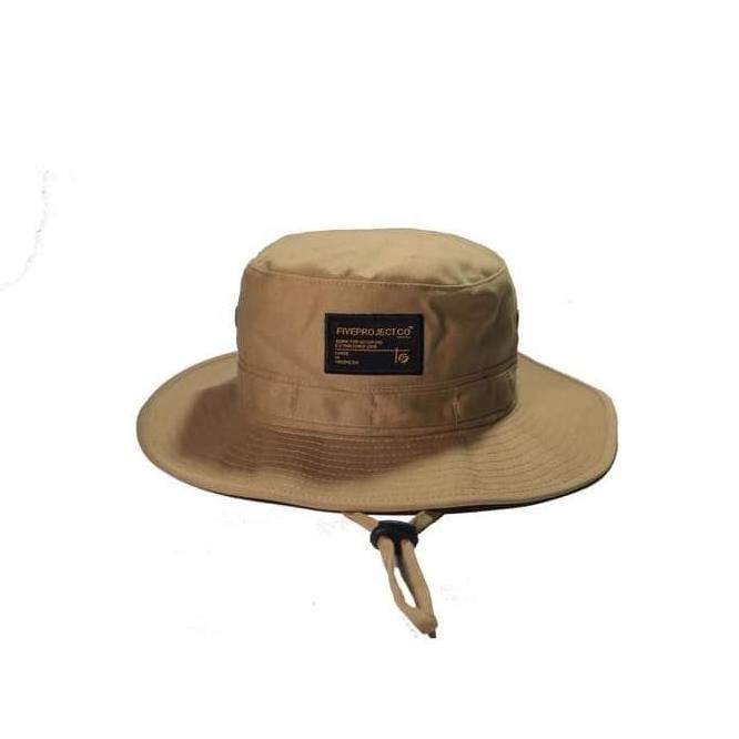 PROMO BULAN INI TOPI RIMBA - FIVEPROJECT.CO BUCKET HAT / JUNGLE CREAM RAVINUGRAHA5