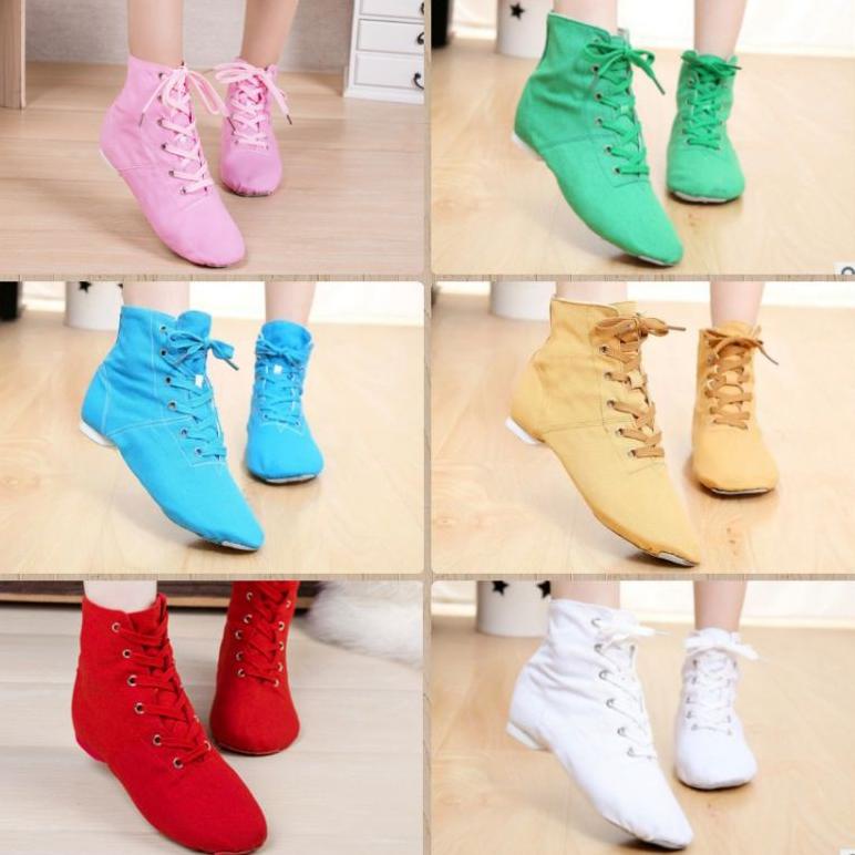 Sepatu kain wanita line dance senam boots ankle shoes KN T