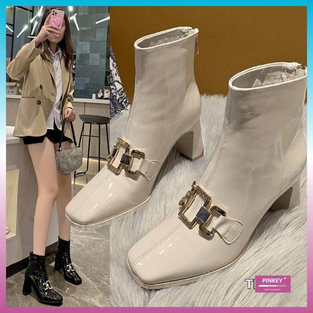 PINKEY P049 Restock Sepatu Boots Murah Wanita Boot Fashion