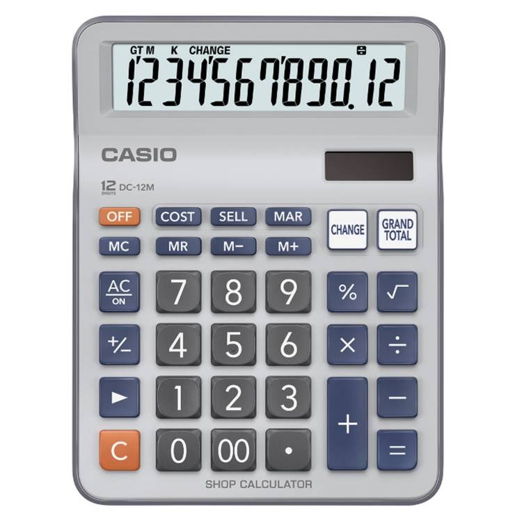 

Kalkulator Meja Casio Dc-12M Office & Shop Desktop Calculator 12 M