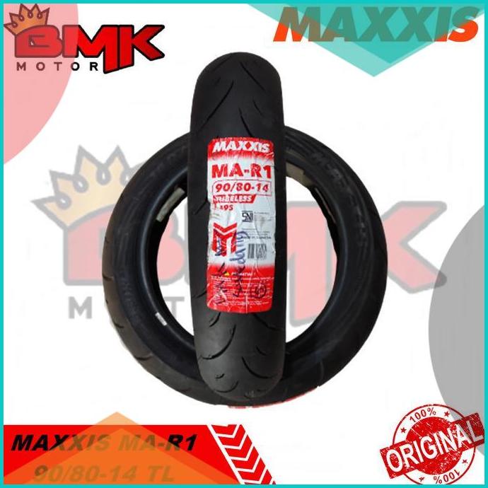 BAN MAXXIS MA-R1 90/80-14 TUBELESS SOFT COMPOUND 20JVLZ3 tools n parts