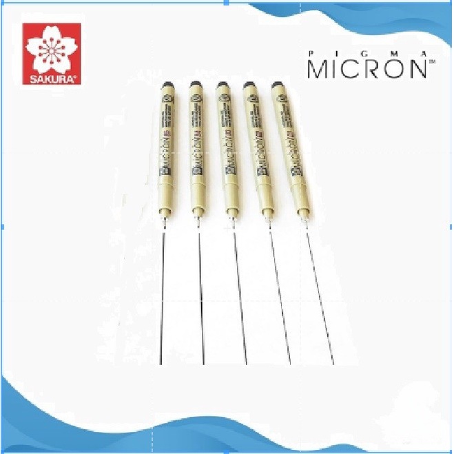 

Sakura Pigma Micron Pen 01 02 03 04 05 / Drawing Pen Sakura Terbaru