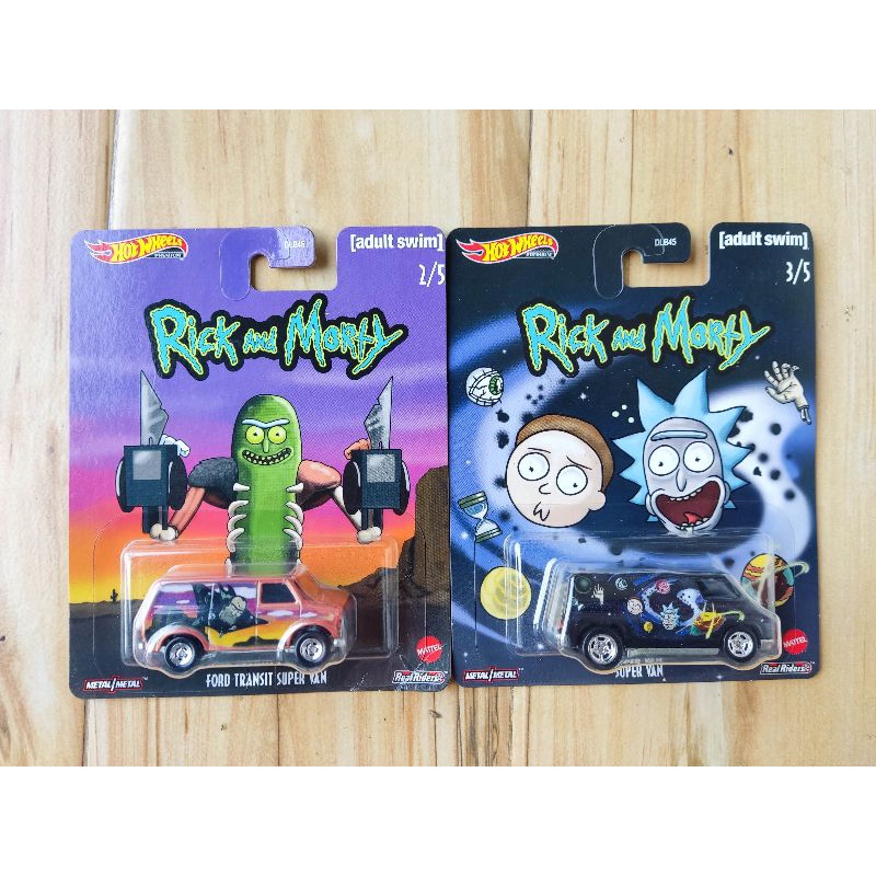 hot wheels rick and morty super van dan ford transit super van diecast