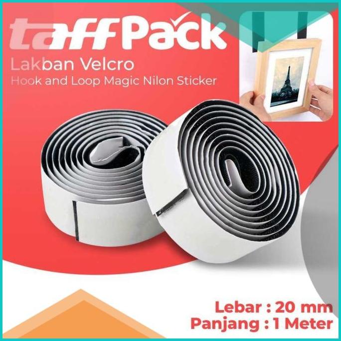 

Lakban Velcro (perekat) Hook and Loop Nilon 1 Meter - ZNK006 20JVLZ3 accessories