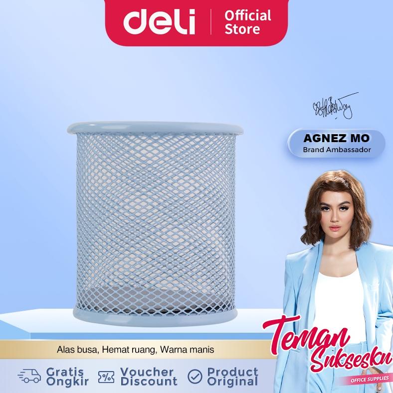 

Deli Tempat Pulpen Putih/Biru/Pink dengan Bahan Metal yang Awet 9153