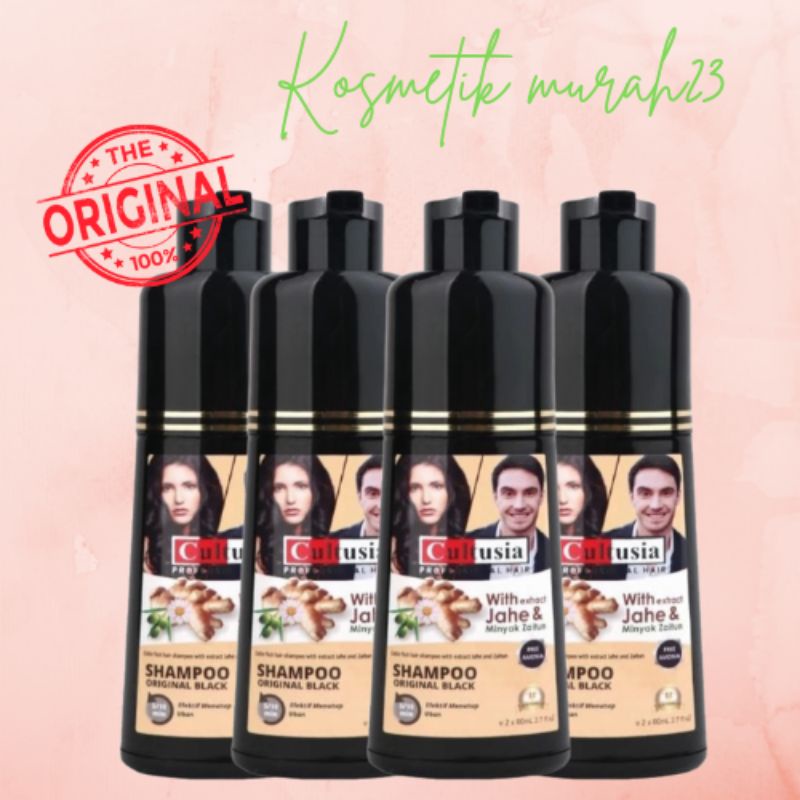 Cultusia Black Shampoo || shampo uban