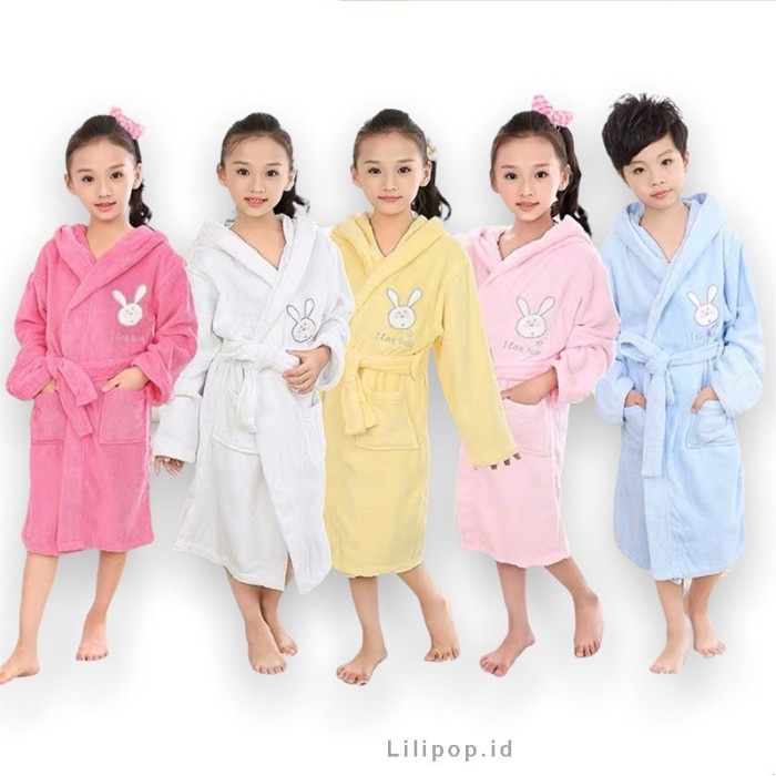 Kimono Kimono Handuk Anak Perempuan dan Laki laki Baju Handuk Anak Mandi Rena(V2J2) Kimono Handuk Ki