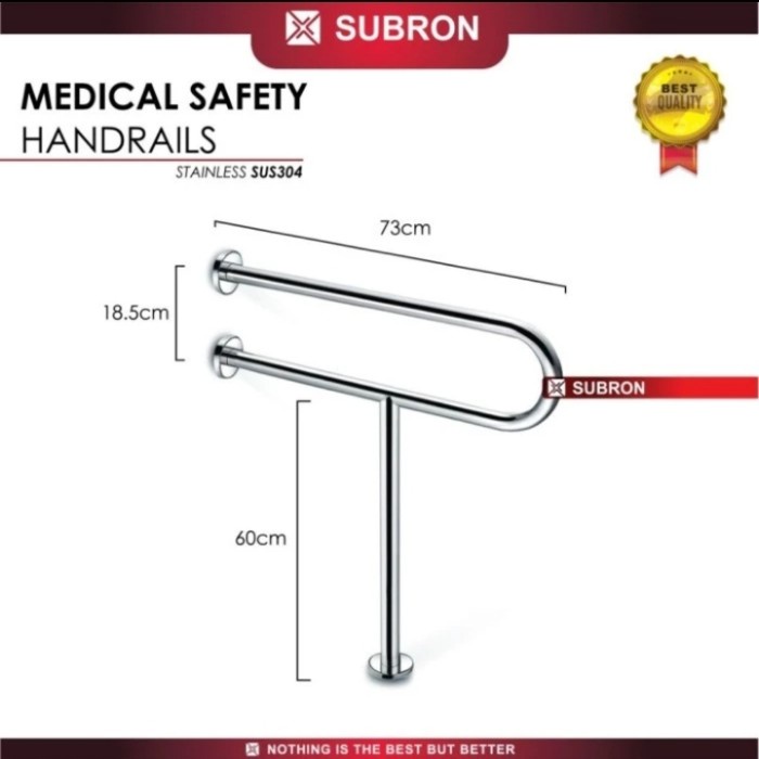 Disability Toilet / Pegangan Toilet Lansia / Pegangan Kamar Mandi