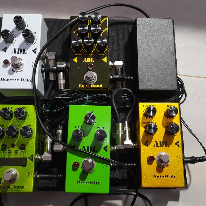 Efek Gitar Stompbox Satu Set