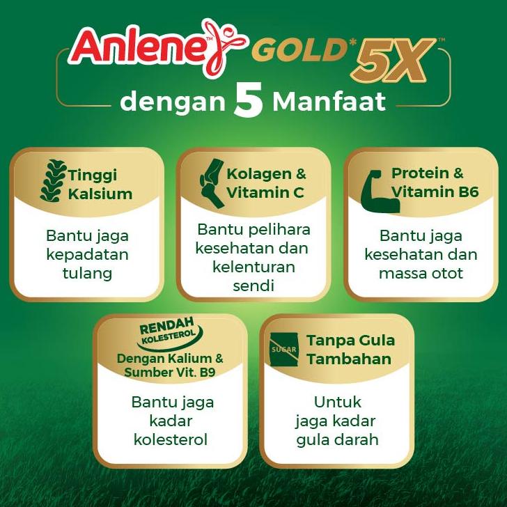 

Best - Anlene Gold 5X Susu Bubuk Dewasa Cokelat 240g - Nutrisi Tinggi Kalsium Untuk Tulang, Sendi, dan Otot