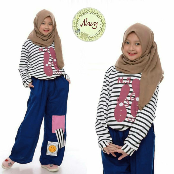 GRATIS ONGKIR Baju setelan anak perempuan kulot UMUR 7 8 9 tahun terlaris