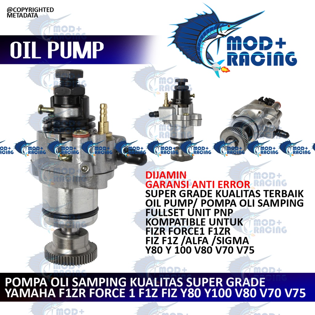 (COD) POMPA OLI SAMPING YAMAHA F1ZR F1Z FIZ FIZR FORCE 1 ONE POSWAN ALFA SIGMA  V80 POS WAN FOSWAN O
