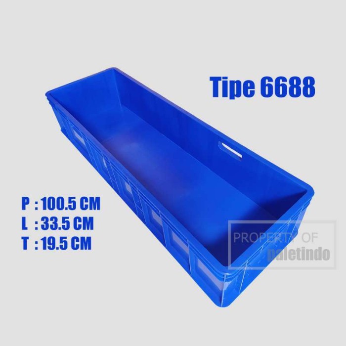 Bak plastik 1Meter Box plastik 1Meter container plastik 1Meter (BIRU)